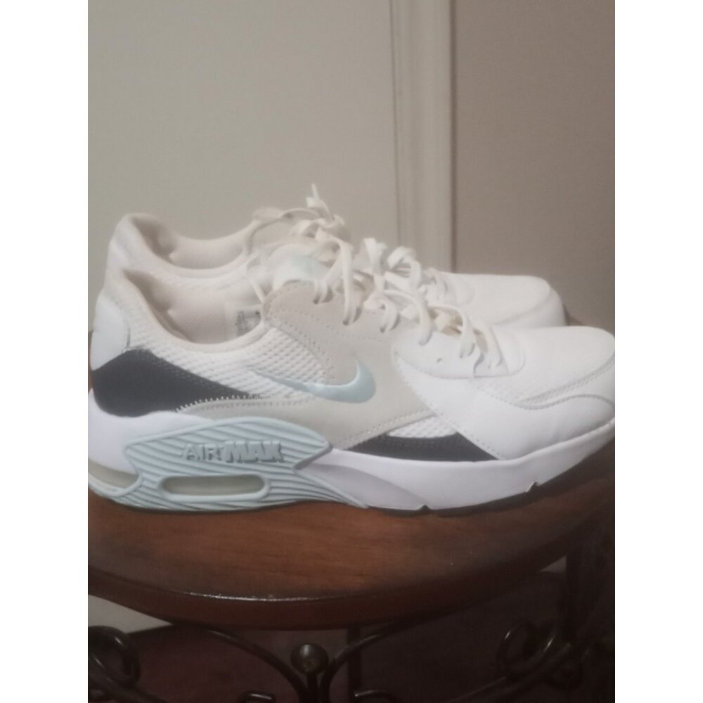 Nike White Light Gray and Black Athletic Sneakers